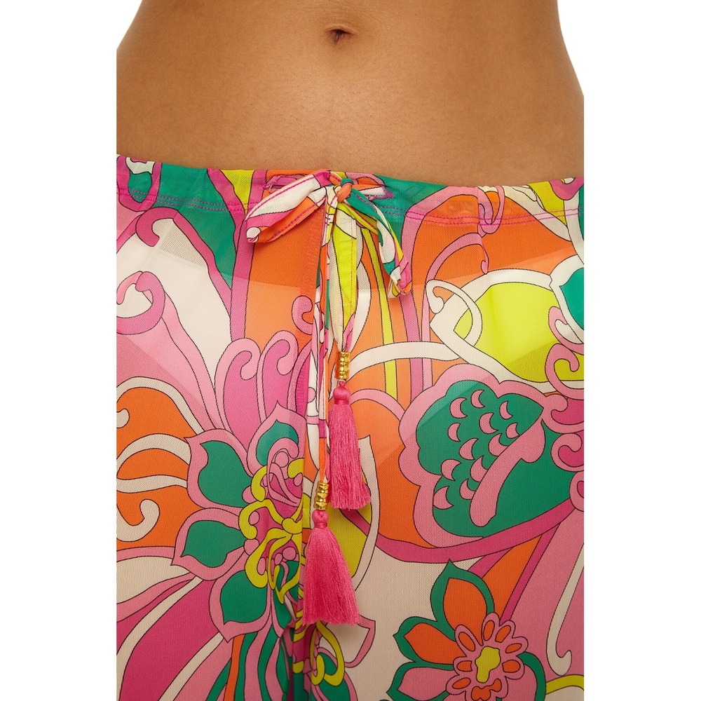 TRINA TURK ELARA MESH PANT NWOT Swim Cover Up Women's Size Medium - Picture 2 of 6